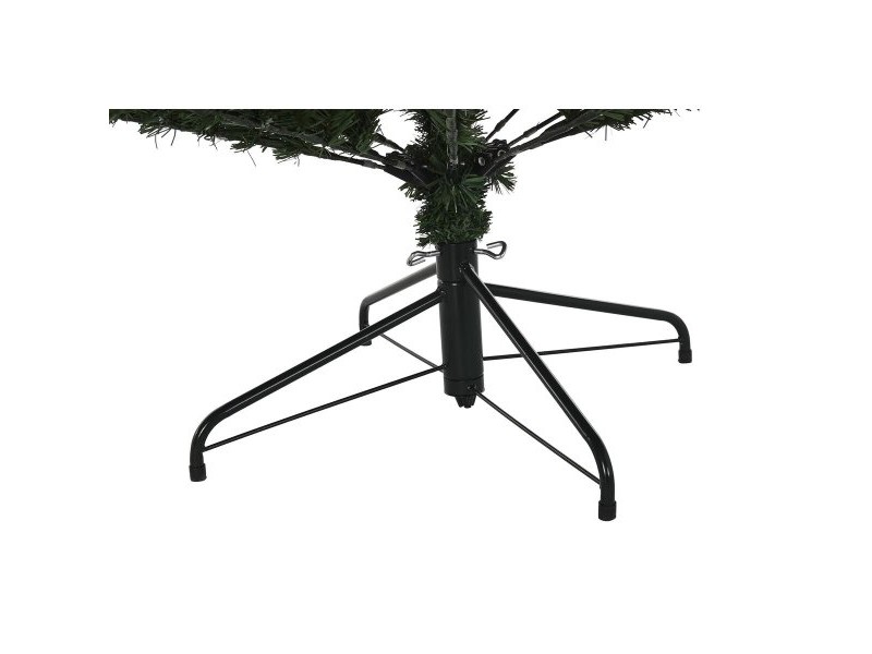 Коледно дърво DKD Home Decor LED Светлина Зелен Метал полиетилен 130 x 130 x 218 cm