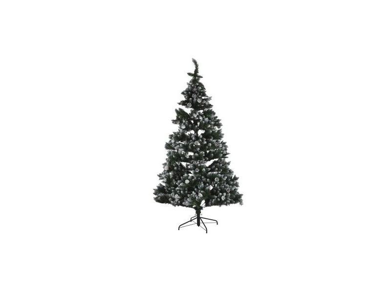 Коледно дърво DKD Home Decor LED Светлина Зелен Метал полиетилен 130 x 130 x 218 cm