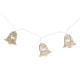 Гирлянда от LED Светлини DKD Home Decor Царица Камбани Кафяв 6,5 x 1,4 x 5,8 cm