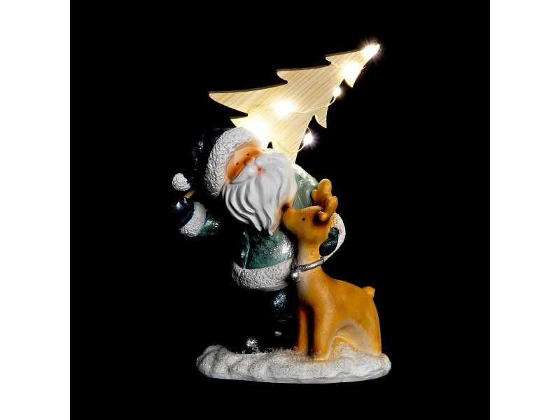 Коледна Украса DKD Home Decor Смола (18 x 11 x 23,5 cm) (3 броя)