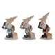 Коледна Украса DKD Home Decor Смола (18 x 11 x 23,5 cm) (3 броя)