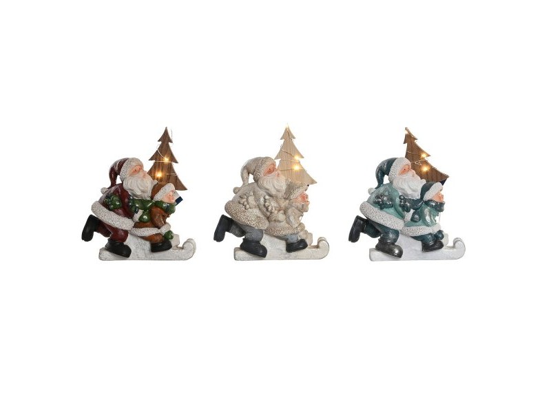 Коледна Украса DKD Home Decor Смола (20 x 9 x 22 cm) (3 броя)