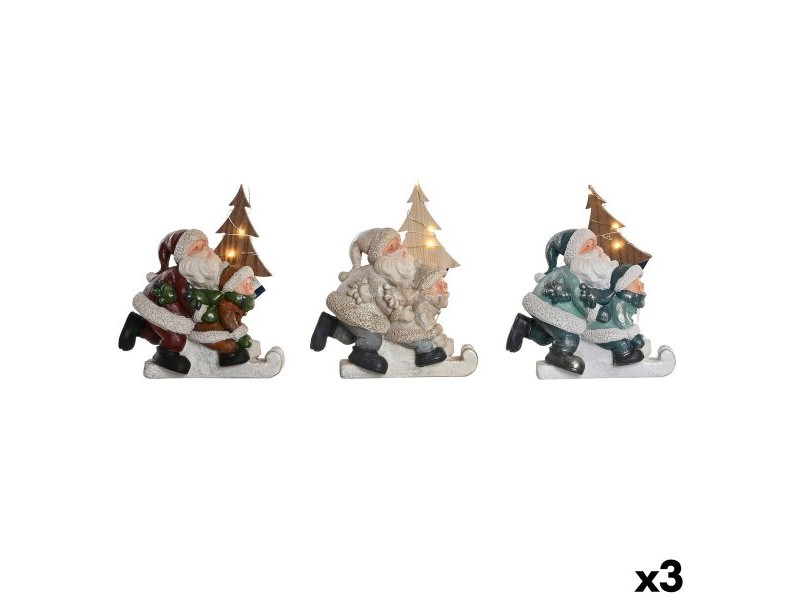 Коледна Украса DKD Home Decor Смола (20 x 9 x 22 cm) (3 броя)