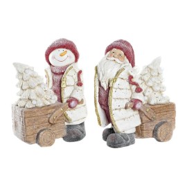 Коледна Украса DKD Home Decor Магнезиев (35 x 23 x 42 cm) (2 броя)