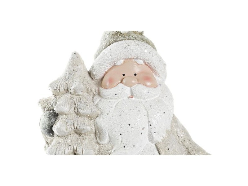 Коледна Украса DKD Home Decor Дядо Коледа Магнезиев (27 x 20 x 43 cm) (2 броя)