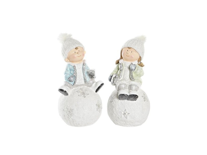 Коледна Украса DKD Home Decor Деца Магнезиев (21,5 x 20 x 39 cm) (2 броя) Коледна Украса DKD Home Decor Деца Магнезиев (21,5 x 20 x 39 cm) (2 броя)