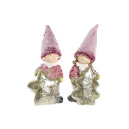 Коледна Украса DKD Home Decor Деца Магнезиев (25,5 x 18,5 x 55 cm) (2 броя)