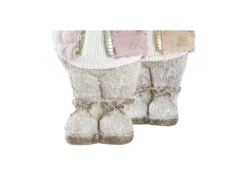 Коледна Украса DKD Home Decor Деца Магнезиев (20,5 x 18 x 49,5 cm) (2 броя)