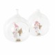 Коледна Украса DKD Home Decor Кристал Смола (7 x 6 x 8 cm) (4 броя)