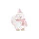 Коледна Украса DKD Home Decor Смола Снежен човек (3,5 x 2,5 x 4 cm) (4 броя)