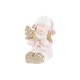 Коледна Украса DKD Home Decor Смола Ангел (3,5 x 2,5 x 4 cm) (4 броя)