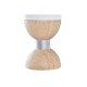 Коледен Свещник DKD Home Decor Бял Кафяв Естествен Звезда 6 x 6 x 14 cm