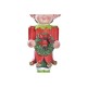Коледна Украса DKD Home Decor Смола Елф (5 x 4 x 14 cm) (3 броя)
