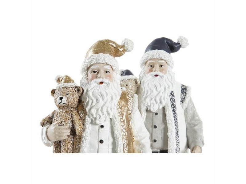 Коледна Украса DKD Home Decor Смола Дядо Коледа (12 x 9 x 27 cm) (2 броя)