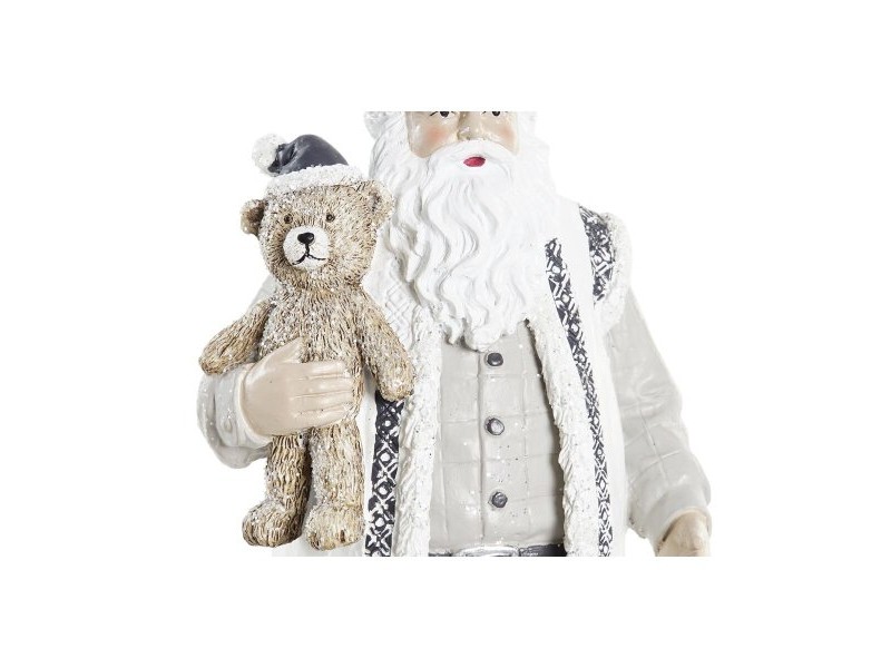 Коледна Украса DKD Home Decor Смола Дядо Коледа (12 x 9 x 27 cm) (2 броя)