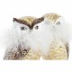 Коледна Украса DKD Home Decor Бухал Смола (7,5 x 7,5 x 14 cm) (2 броя)