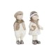 Коледна Украса DKD Home Decor Смола Деца (6,5 x 5 x 14 cm) (2 броя)
