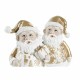 Коледна Украса DKD Home Decor Смола Дядо Коледа (8 x 6 x 13,5 cm) (2 броя)