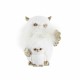 Коледна Украса DKD Home Decor Бухал Смола (7,5 x 7 x 10 cm) (2 броя)