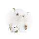 Коледна Украса DKD Home Decor Бухал Смола (7,5 x 7 x 10 cm) (2 броя)