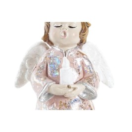 Коледна Украса DKD Home Decor Смола Ангел (7 x 5 x 13 cm) (2 броя)