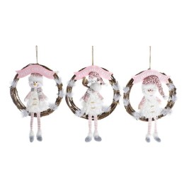 Коледна Украса DKD Home Decor Pатан (37 x 10 x 38 cm) (3 броя)