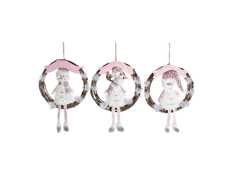 Коледна Украса DKD Home Decor Pатан (37 x 10 x 38 cm) (3 броя) Коледна Украса DKD Home Decor Pатан (37 x 10 x 38 cm) (3 броя)