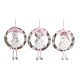 Коледна Украса DKD Home Decor Pатан (37 x 10 x 38 cm) (3 броя) Коледна Украса DKD Home Decor Pатан (37 x 10 x 38 cm) (3 броя)