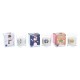 Свещ DKD Home Decor Коледа Снежен човек (3 броя)