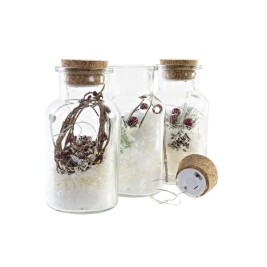 Ярка декорация DKD Home Decor Коледа Естествен (6 x 6 x 14 cm) (3 броя)