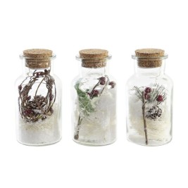 Ярка декорация DKD Home Decor Коледа Естествен (6 x 6 x 14 cm) (3 броя)