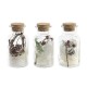 Ярка декорация DKD Home Decor Коледа Естествен (6 x 6 x 14 cm) (3 броя)