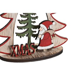 Коледна Украса DKD Home Decor Дървен (2 броя) (14 x 6 x 18 cm)