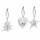 Комплект Коледни Декорации DKD Home Decor Метал (12 x 12 x 3 cm) (3 броя)