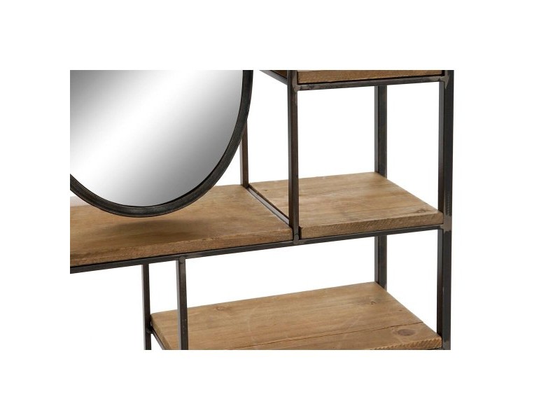 Лавица DKD Home Decor Дървен Метал Дървен MDF 39,5 x 13,5 x 60 cm