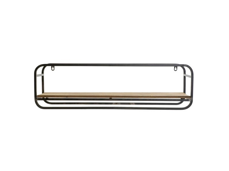 Рафтове DKD Home Decor Door Hanger Метал Дървен MDF (71 x 16 x 20,5 cm)