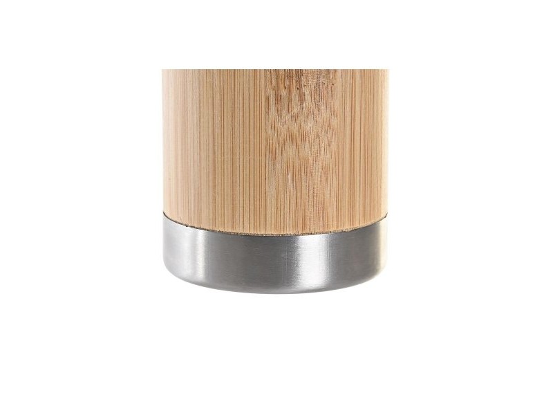 Поставка за четка за зъби DKD Home Decor Естествен Бамбук полипропилен 7 x 7 x 11 cm
