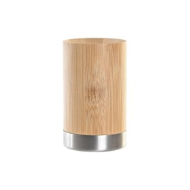 Поставка за четка за зъби DKD Home Decor Естествен Бамбук полипропилен 7 x 7 x 11 cm