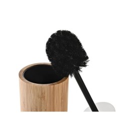 Четка за Баня DKD Home Decor Черен Естествен Бамбук 10 x 10 x 36,8 cm