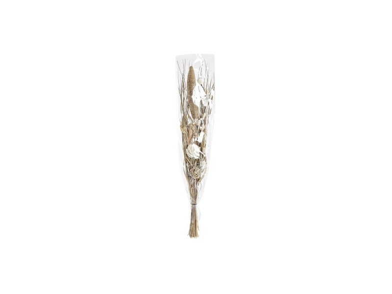 Букет DKD Home Decor Естествен Златен Бял Жълт Сухо цвете (30 x 30 x 100 cm) (2 броя)