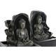 Градински фонтан DKD Home Decor 21 x 17,5 x 25 cm Буда Смола Ориенталски (2 броя)