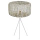 Настолна лампа DKD Home Decor Метал Бял 220 V 50 W 33 x 33 x 50 cm