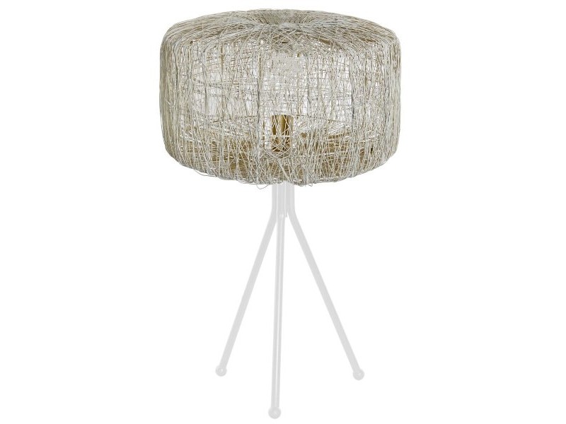 Настолна лампа DKD Home Decor Метал Бял 220 V 50 W 33 x 33 x 50 cm