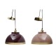 Полилей DKD Home Decor 33 x 33 x 24 cm Розов Метал Люляк 50 W (2 броя)