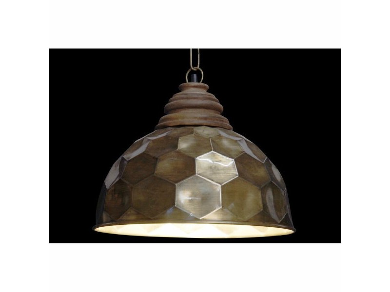 Полилей DKD Home Decor Златен Дървен Метал 50 W 39 x 39 x 34 cm