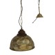 Полилей DKD Home Decor Златен Дървен Метал 50 W 39 x 39 x 34 cm