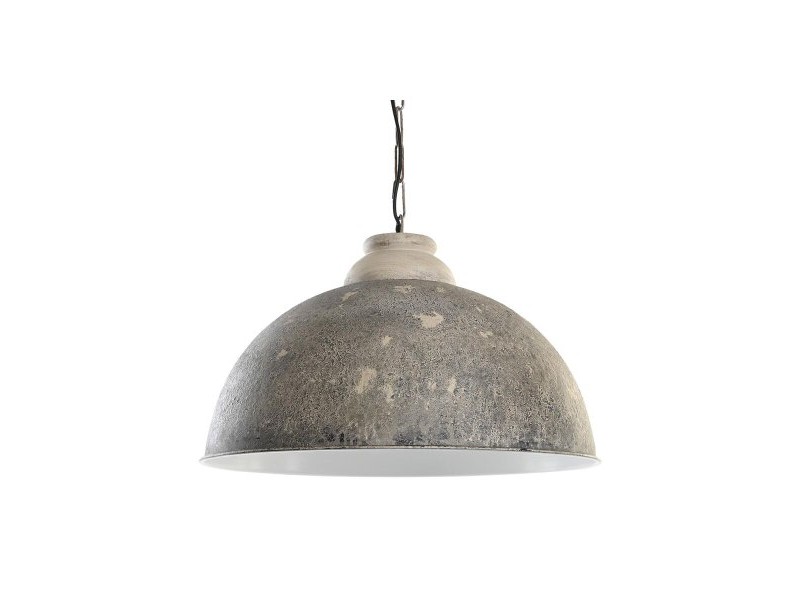 Полилей DKD Home Decor Черен Сив Дървен Метал 50 W 61 x 61 x 37 cm