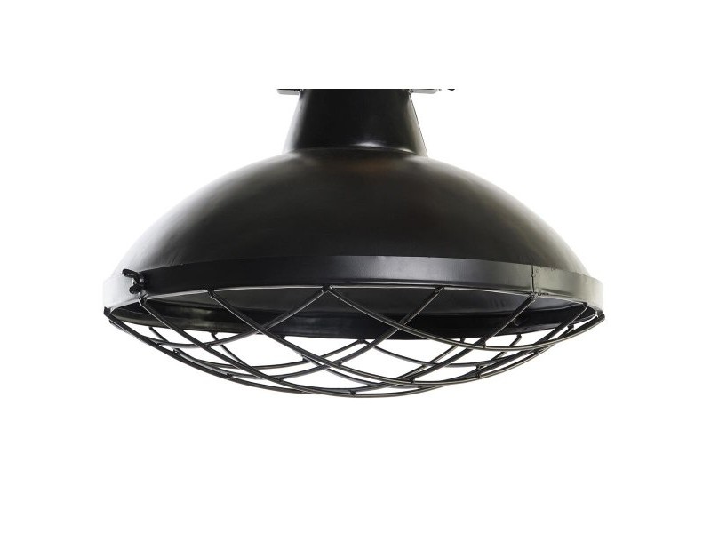 Полилей DKD Home Decor 52 x 52 x 57 cm Черен Кафяв Желязо Дърво манго 50 W