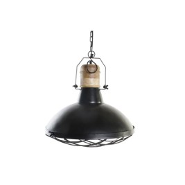 Полилей DKD Home Decor 52 x 52 x 57 cm Черен Кафяв Желязо Дърво манго 50 W