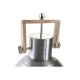 Полилей DKD Home Decor Кафяв Сребрист Желязо Дърво манго 50 W 40 x 40 x 47 cm